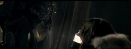 The only known screenshot of the original climax sequence featuring the Pilot. 