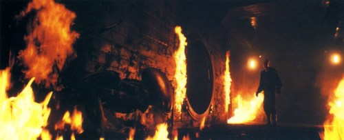 The rod puppet in a scene.