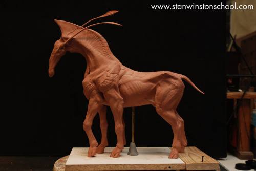Direhorsemaquette